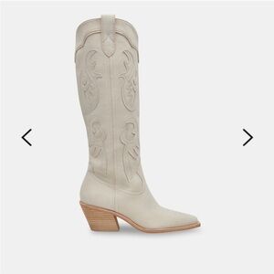DOLCE VITA IVORY SAMSIN NUBUCK BOOTS